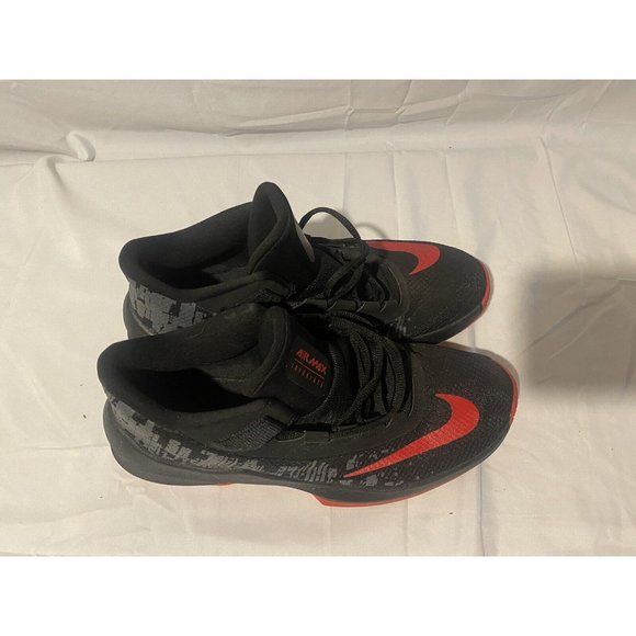 Nike Air Max Infuriate 2 Mid Black/Univ Red Basketball AA7066-066 Mens 11.5 - Picture 2 of 5